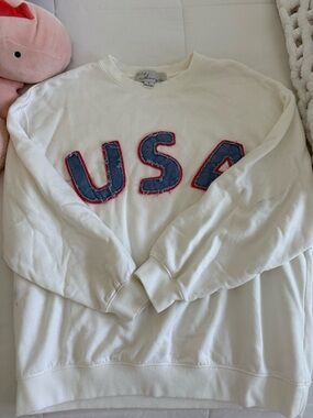 Vintage Havana White USA Crewneck